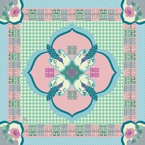 Peranakan Opulence Chiffon Scarf
Brand new, unopened - Binary Style scarf